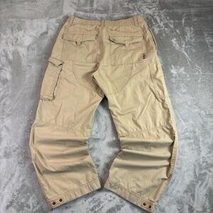 Eddie Bauer Khaki Cargo Pants Men’s 34x32 Beige Utility Outdoor Workwear